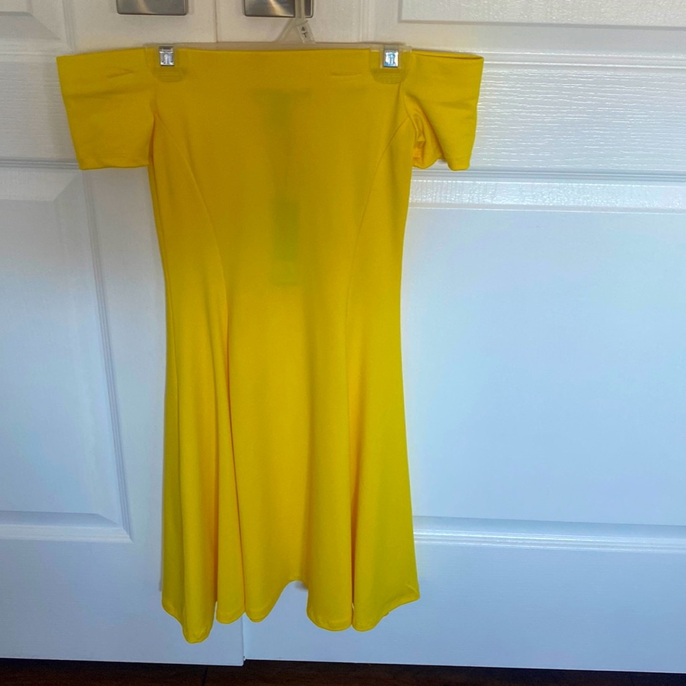 Off the shoulder dress